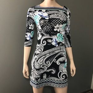 White house black market print dress(final price)